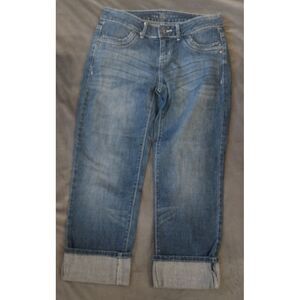 Simply Vera Vera Wang Jeans Medium Blue Button Back Pockets Women's Size 4